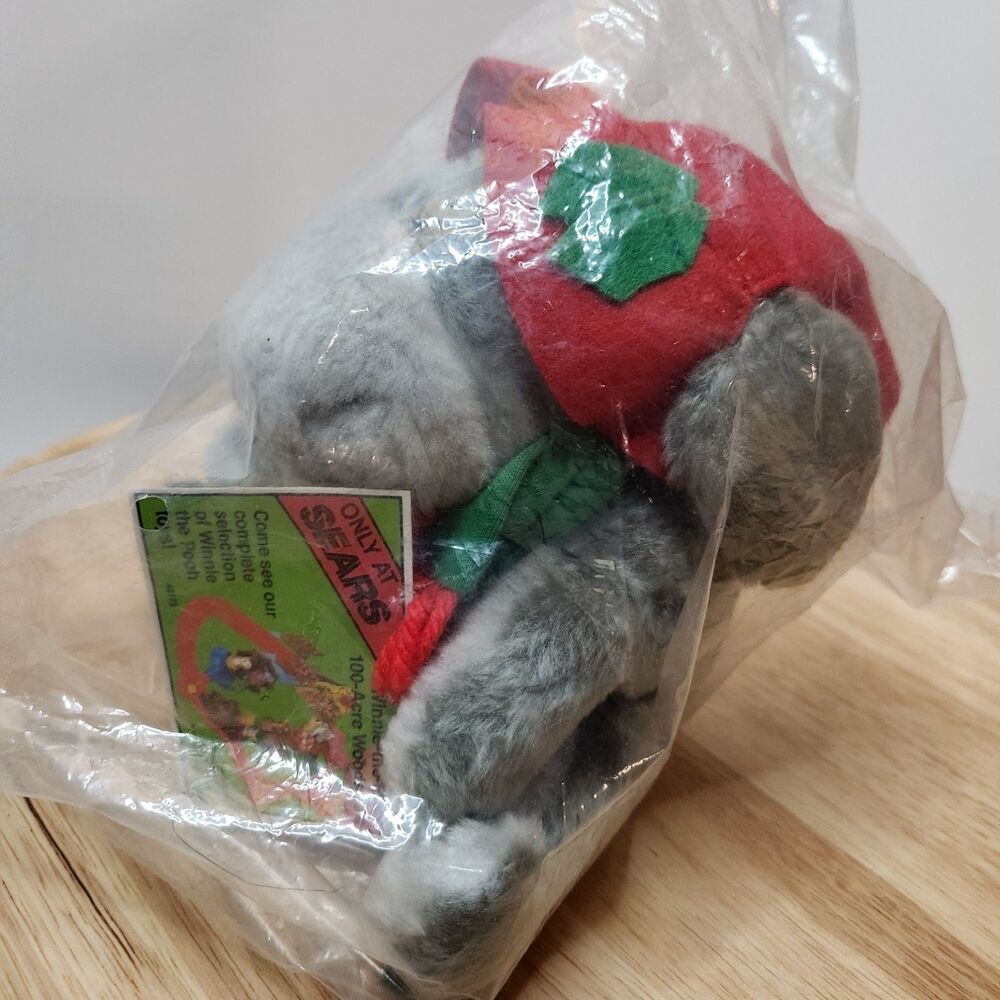 Vintage 1988 Disney Eeyore Plush Sears Exclusive Sealed Collectible